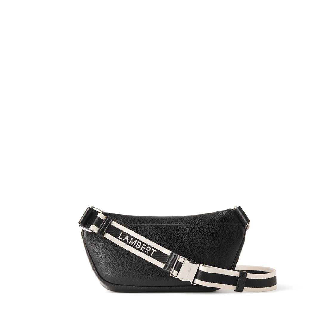 The Sammy - Black Vegan Leather Belt Bag