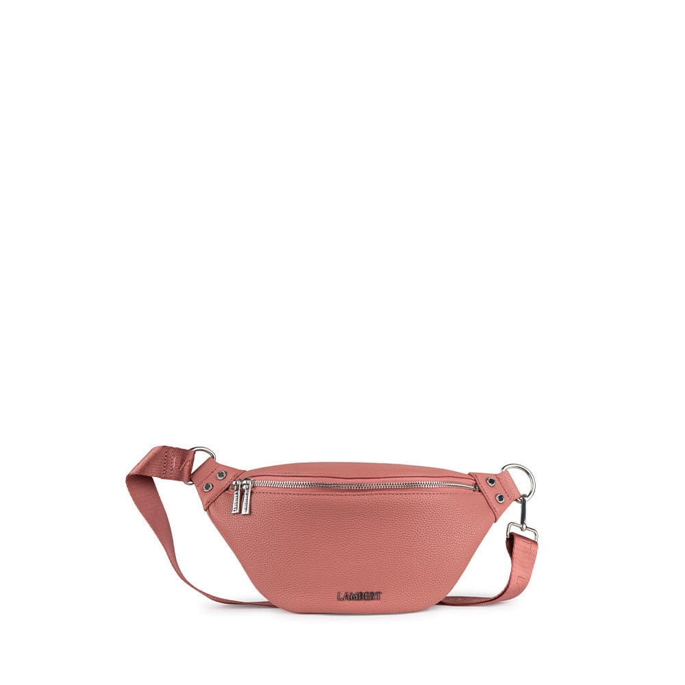 Le Sarah - Sac banane en cuir vegan petal