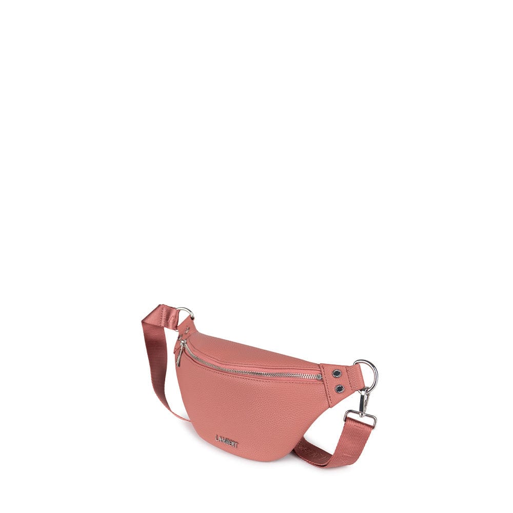 Le Sarah - Sac banane en cuir vegan petal