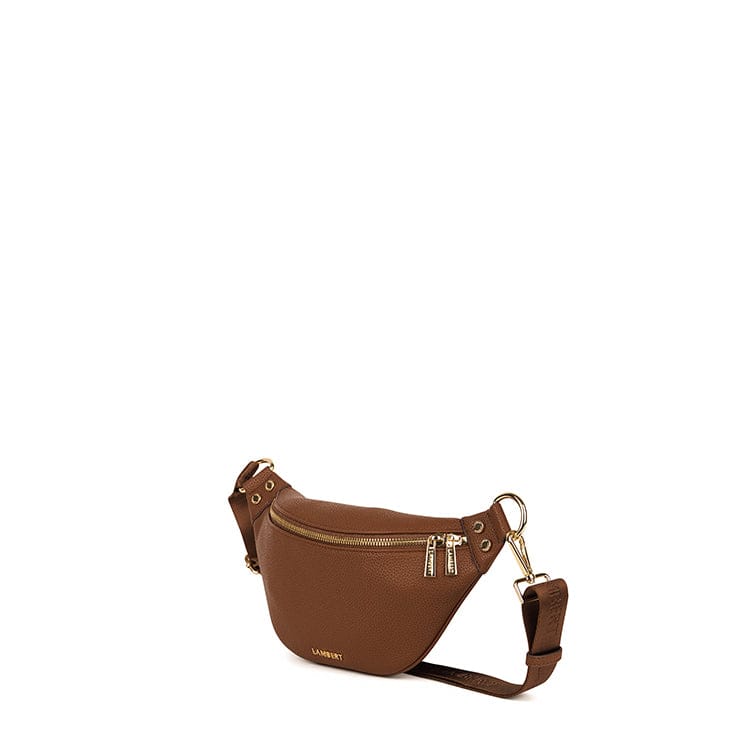 The Sarah – 2-in-1 Hazelnut Vegan Leather Belt Bag