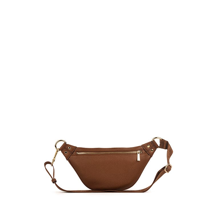The Sarah – 2-in-1 Hazelnut Vegan Leather Belt Bag