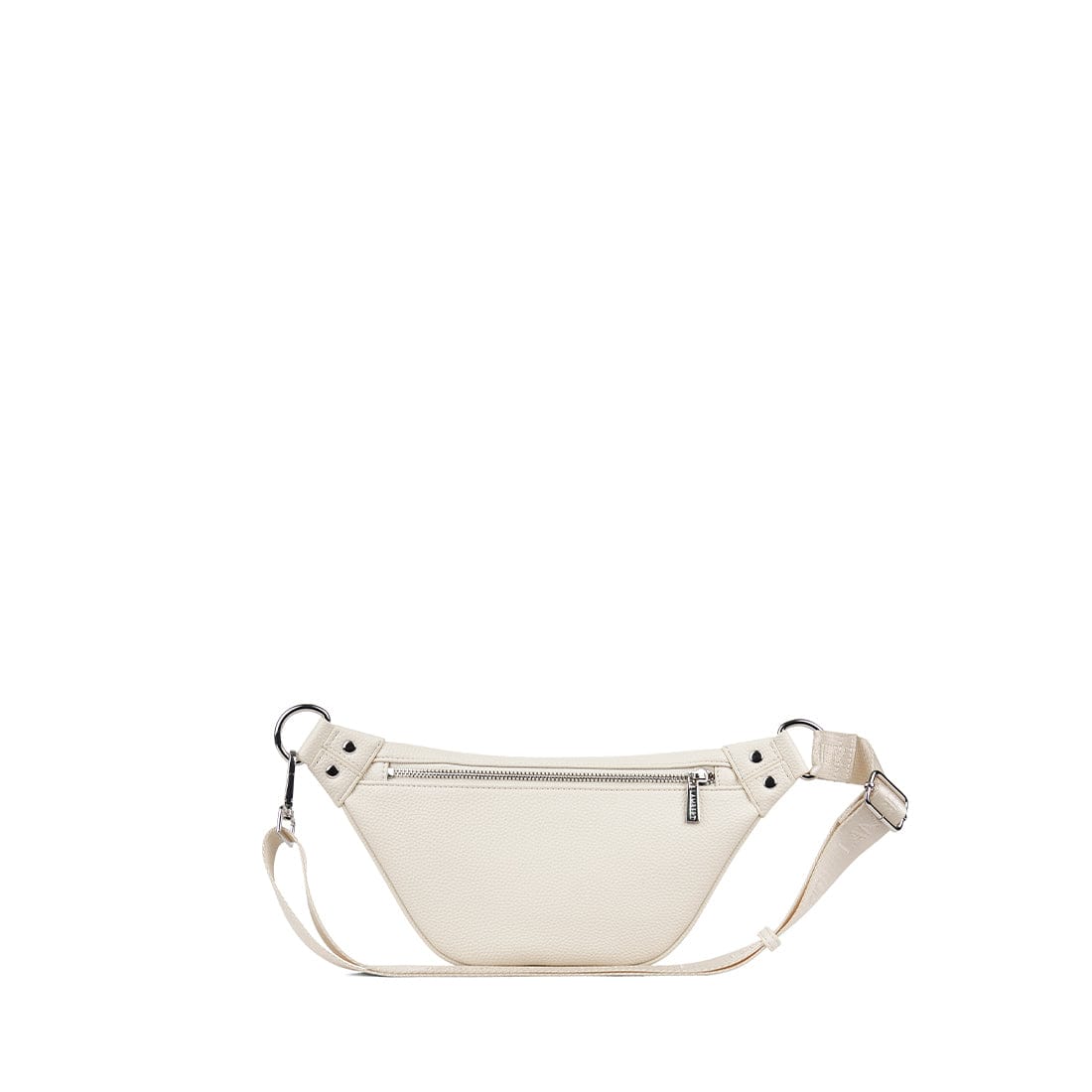 Le Sarah - Sac banane en cuir vegan porcelain