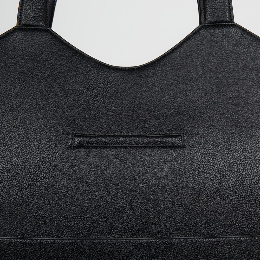 Le Sheila - Sac fourre-tout en cuir vegan noir