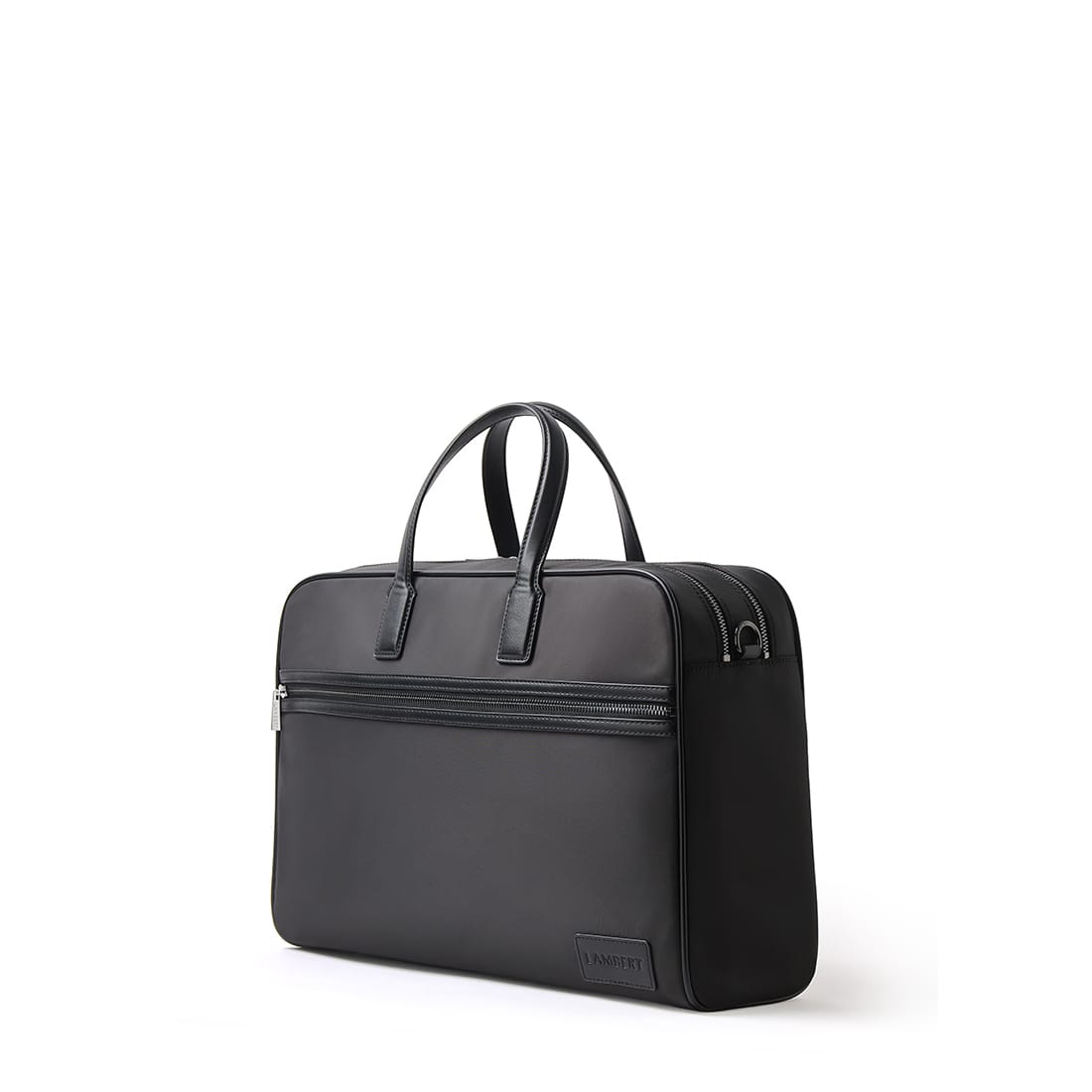 The Sloane - Black Canvas Briefcase