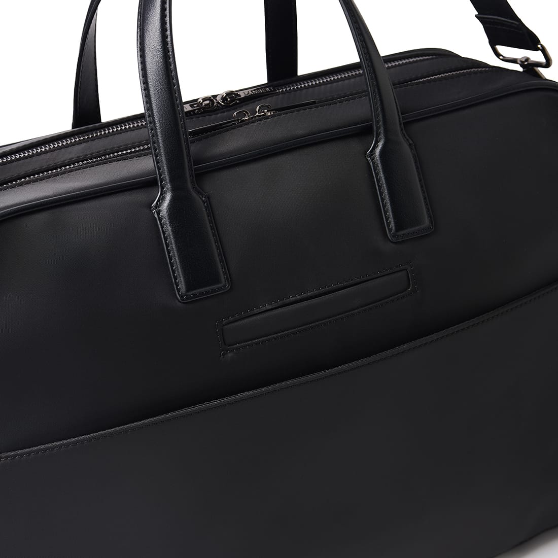 The Sloane - Black Canvas Briefcase