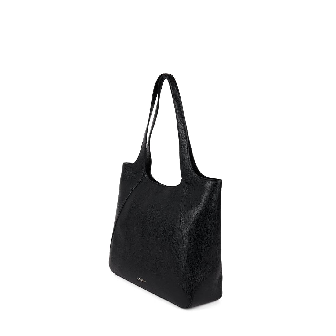 Le Stacey – Sac fourre-tout en cuir vegan noir