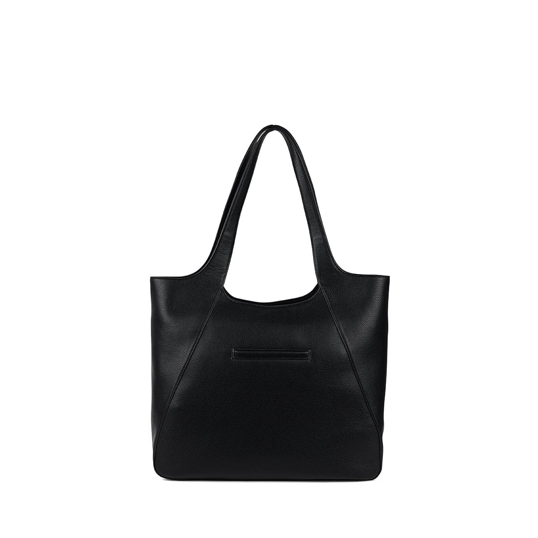 Le Stacey – Sac fourre-tout en cuir vegan noir