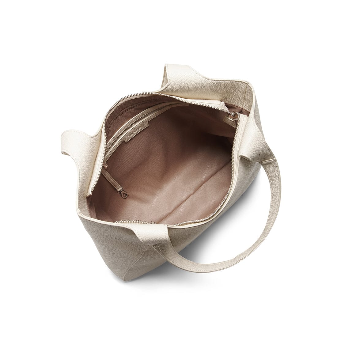 Le Stacey – Sac fourre-tout en cuir vegan porcelain