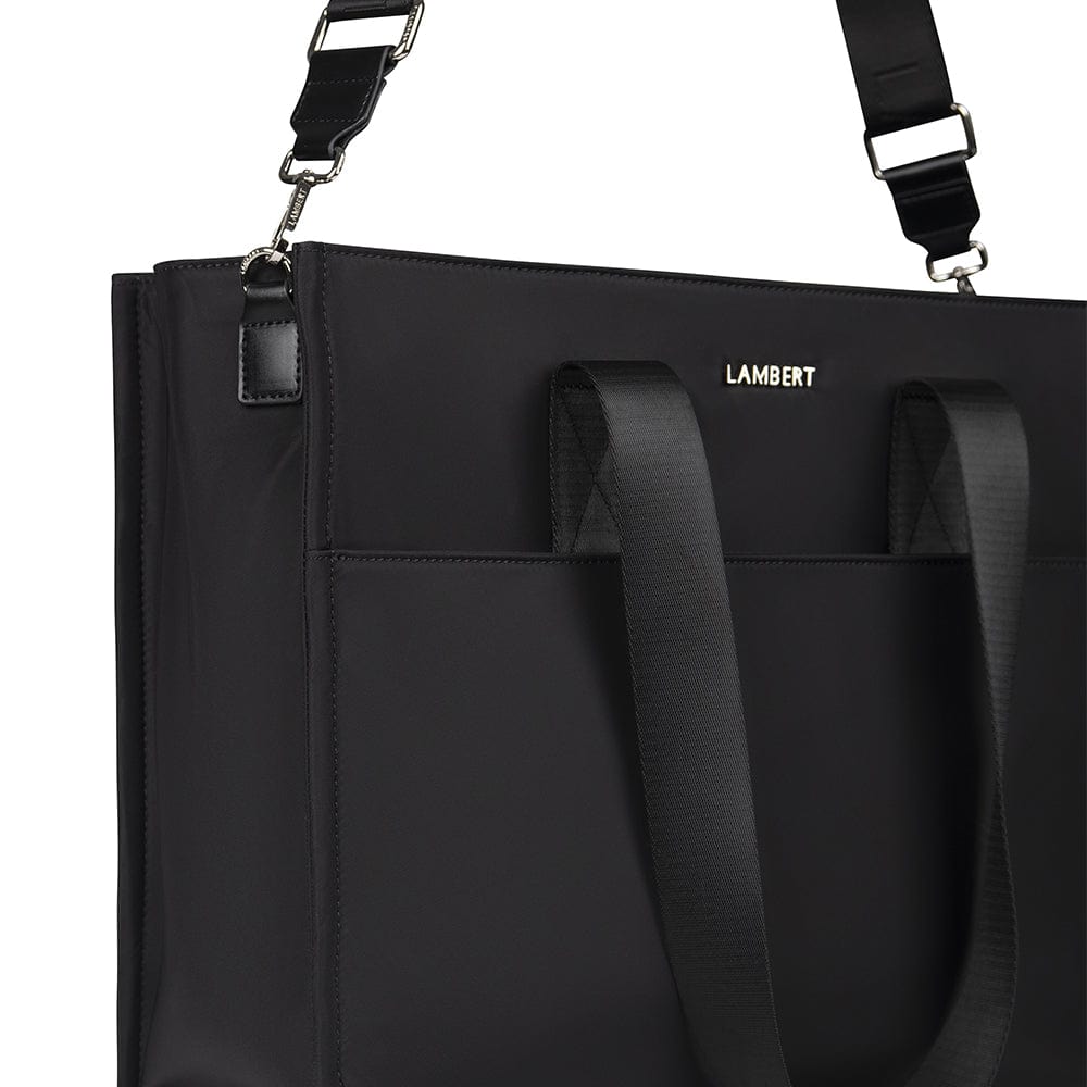 Le Tessa - Sac fourre-tout en nylon recyclé noir