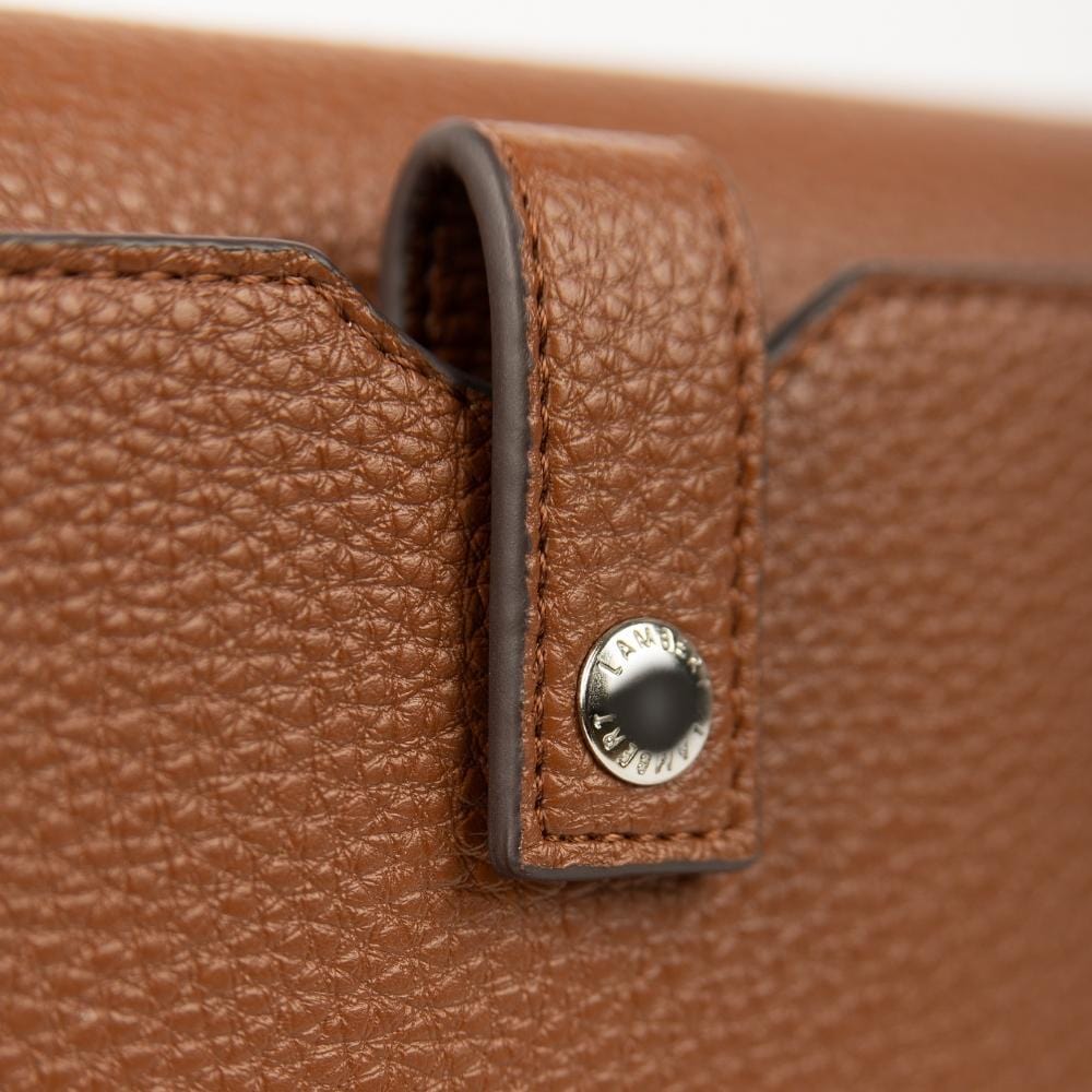 Le Tina -  Petit sac à main en cuir vegan affogato