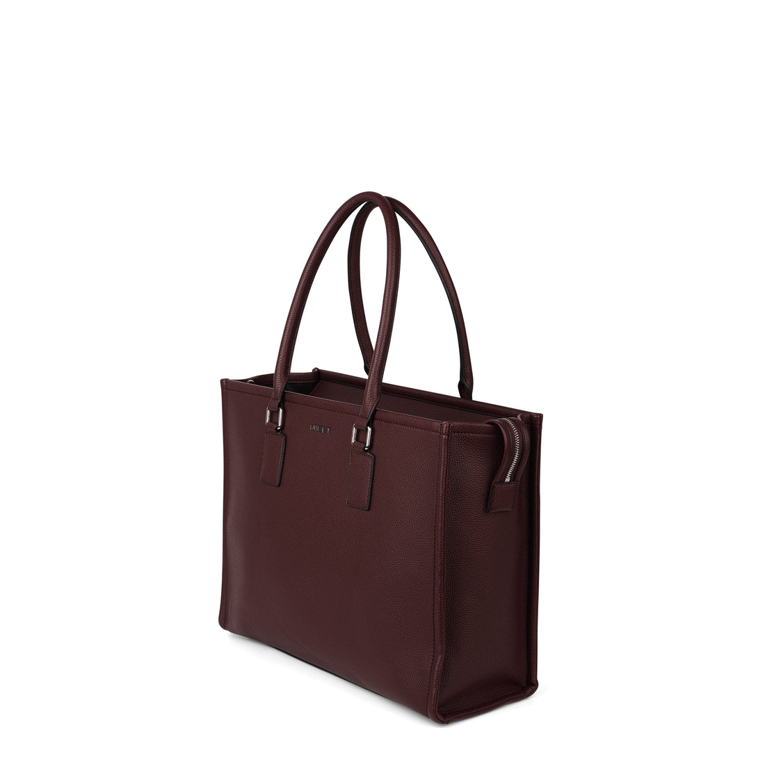 Le Valentina - Sac fourre-tout 2-en-1 en cuir vegan mahogany