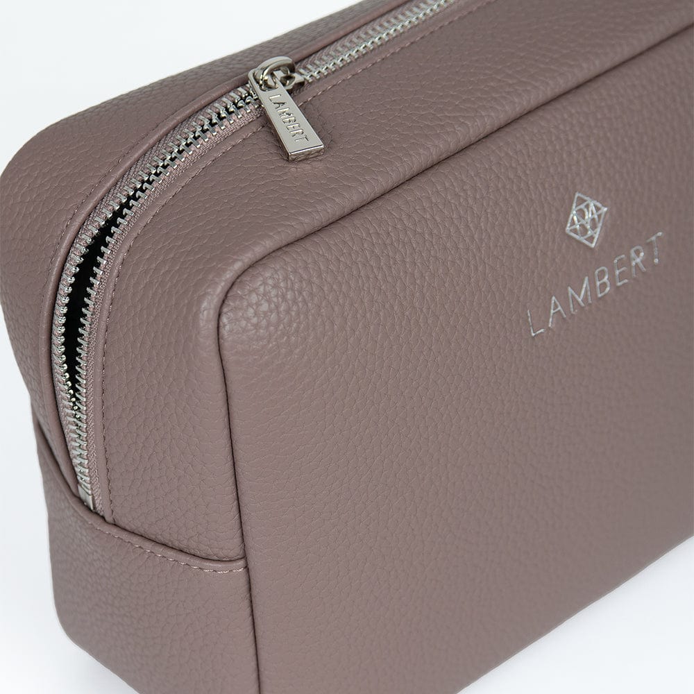 La Zoe - Trousse de toilette en cuir vegan moon