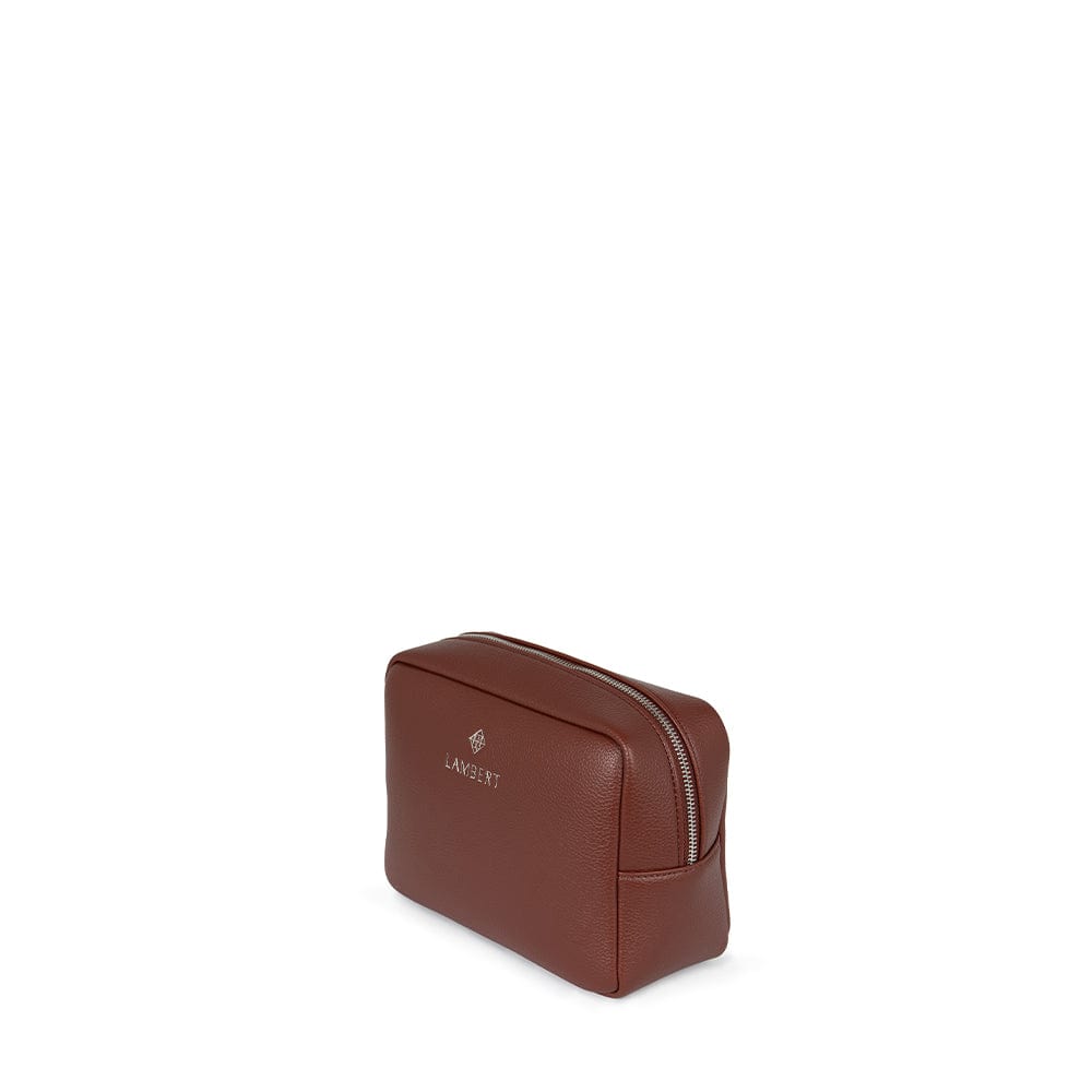 La Zoe - Trousse de toilette en cuir vegan rosewood