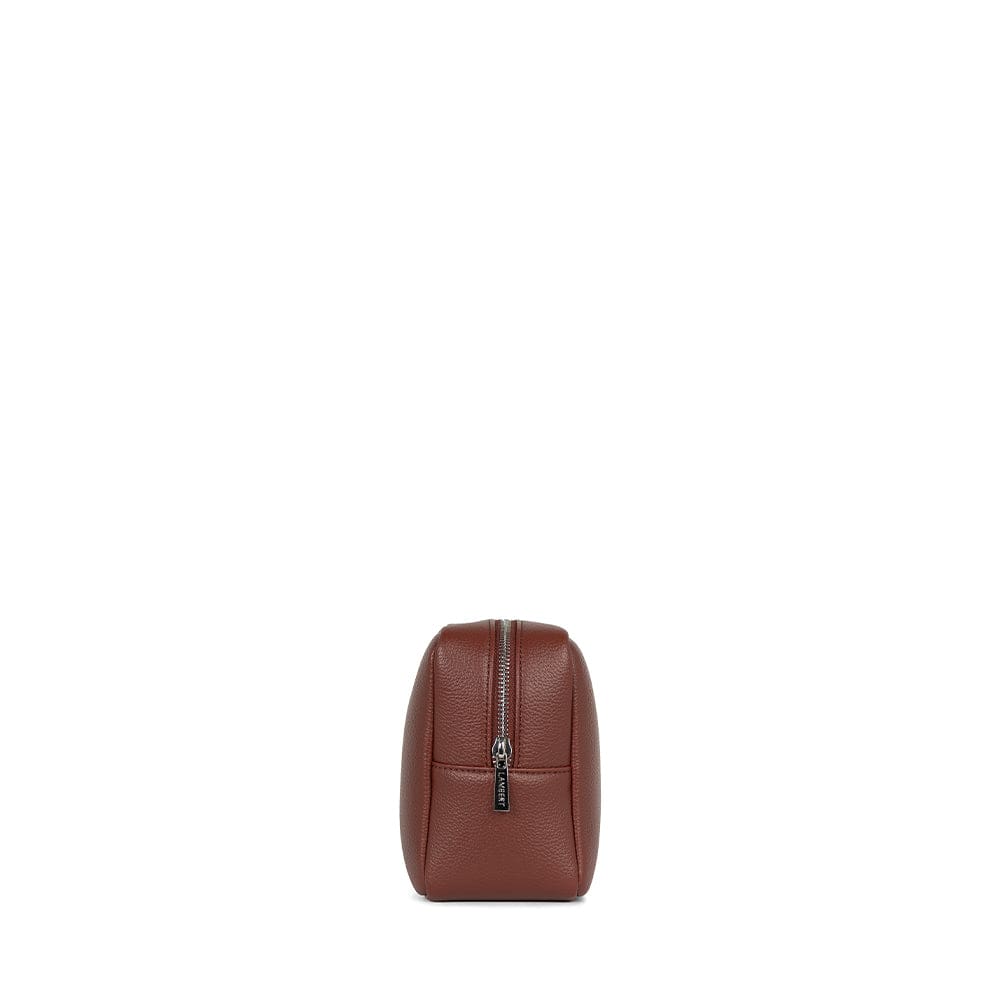 La Zoe - Trousse de toilette en cuir vegan rosewood