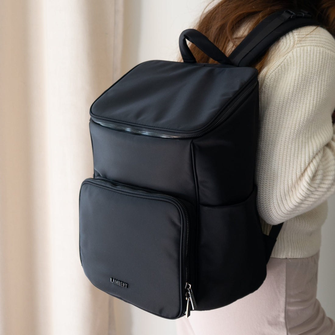 Le Anabelle - Sac à couches en nylon noir
