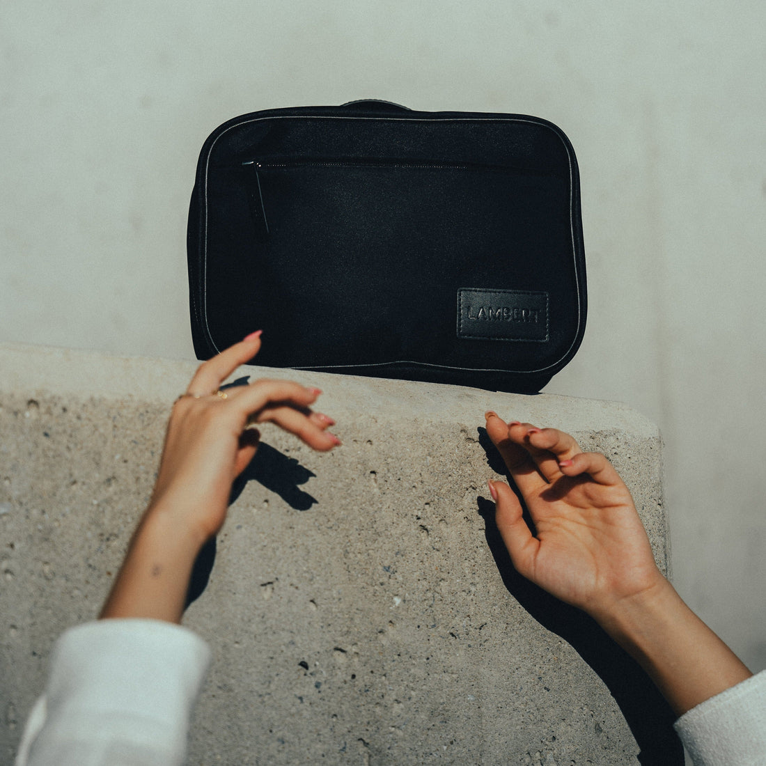 La Casey - Trousse en nylon noire