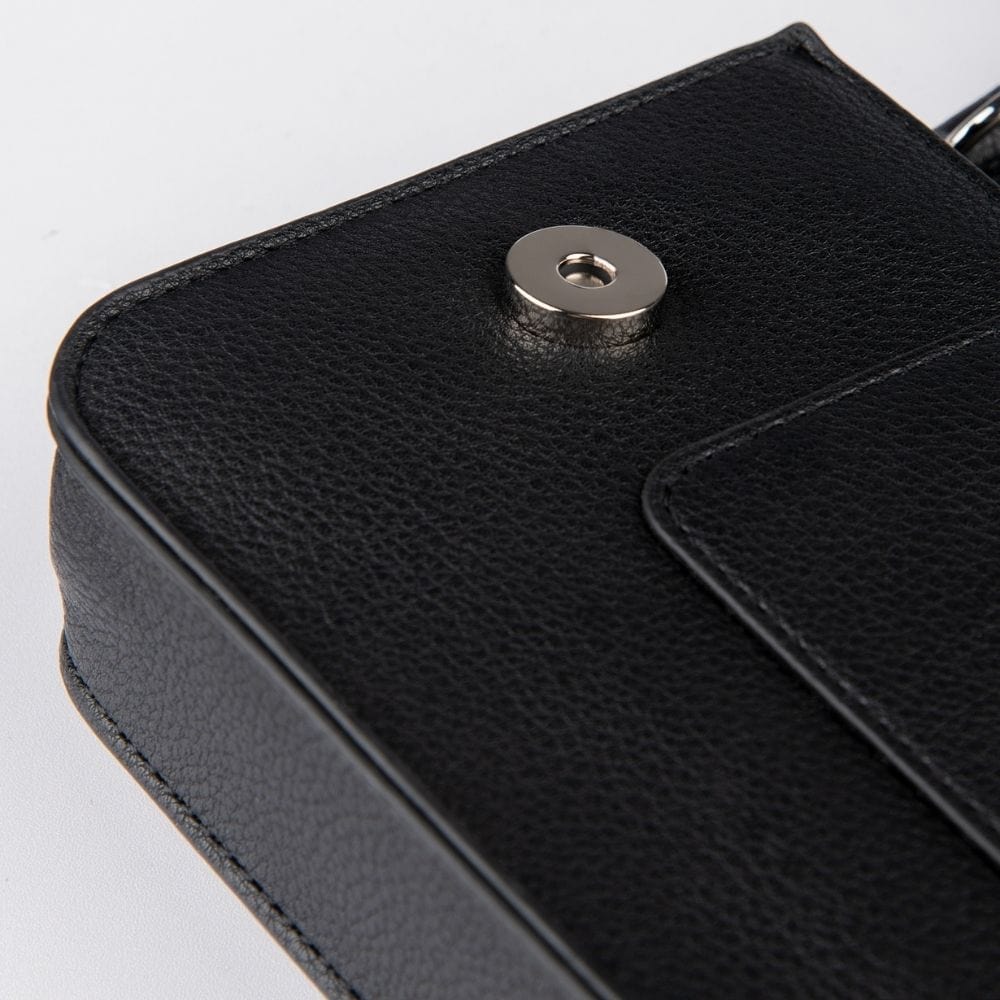 Le Gabrielle - Sac à main 3-en-1 en cuir vegan noir