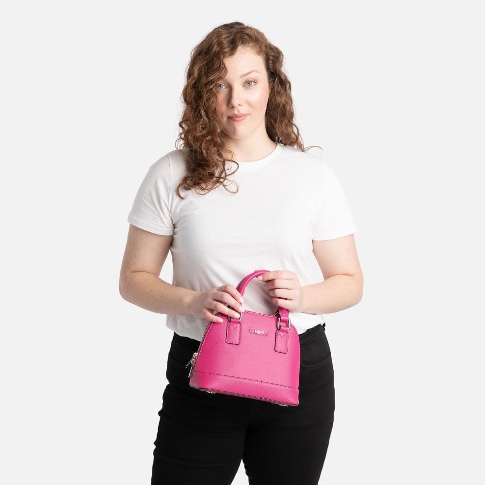 Le Heidi - Sac à main 2-en-1 en cuir vegan wildrose