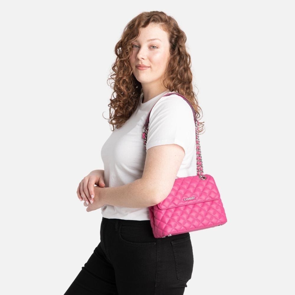 The Penelope - 2-in-1 Wildrose Vegan Leather Handbag