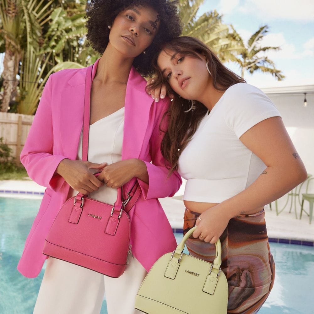 Le Heidi - Sac à main 2-en-1 en cuir vegan wildrose