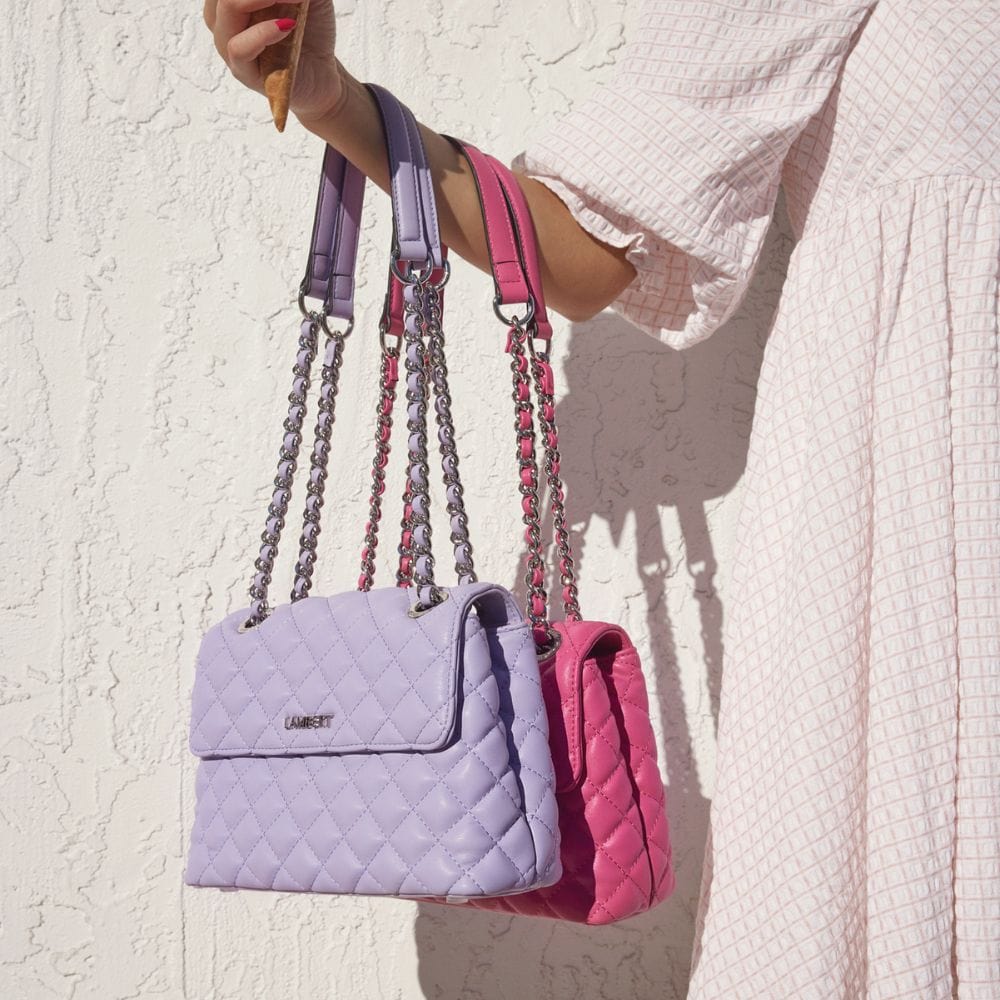 The Penelope - 2-in-1 Wildrose Vegan Leather Handbag